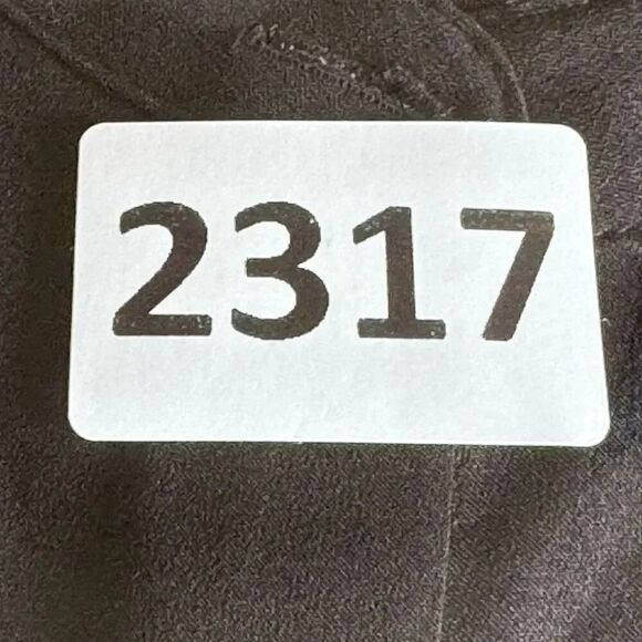 Ann Taylor Scalloped Black Cream Polka Dots Long Sleeves Lightweight SZ M #2317 - Picture 13 of 14